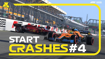 F1 2021 | START CRASH COMPILATION #4