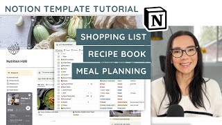 Notion Template: Tutorial of my Meal Planner + Shopping List + Recipe Book screenshot 4