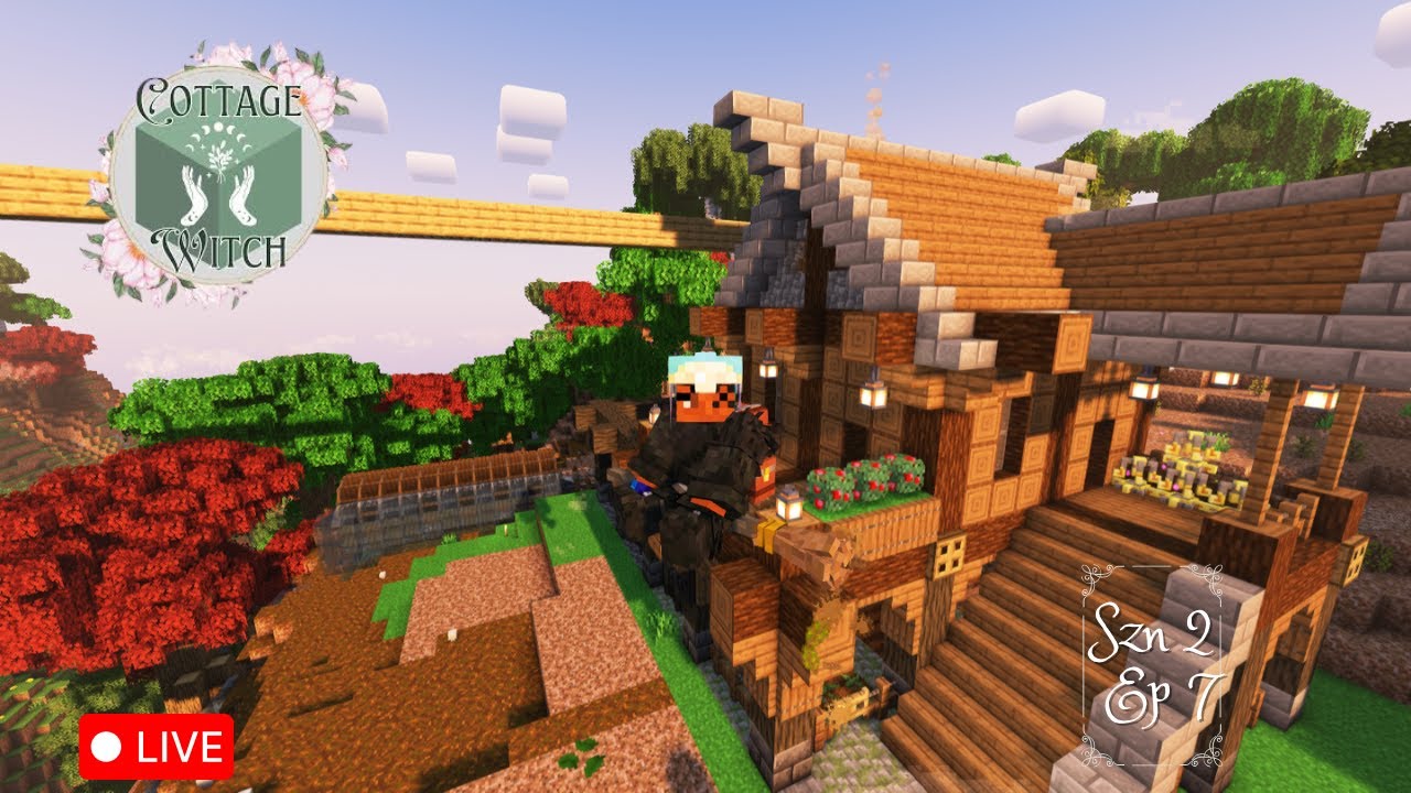 Cottage Witch Season 2 Ep6 LIVE! Getting Create & AE2 Storage Set Up ...
