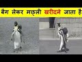 #short देखकर विश्वास नहीं होता कि पेंगुइन जाती है बाजार # shortvideo