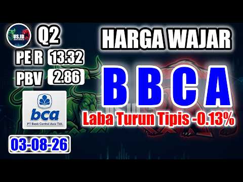 030826 HARGA WAJAR SAHAM BBCA LK Q2 2026