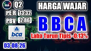 030826 HARGA WAJAR SAHAM BBCA LK Q2 2026