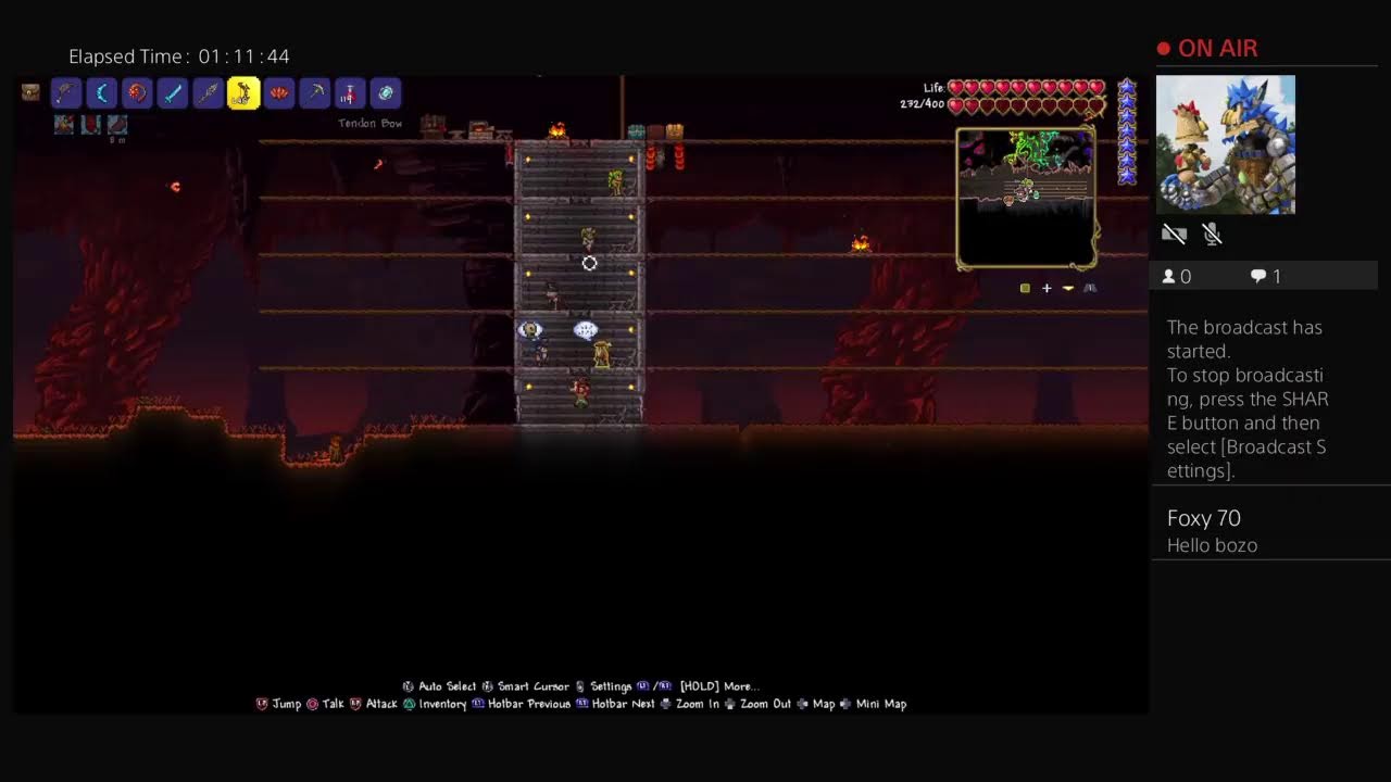 Trying to servive the hardest terraria seed YouTube