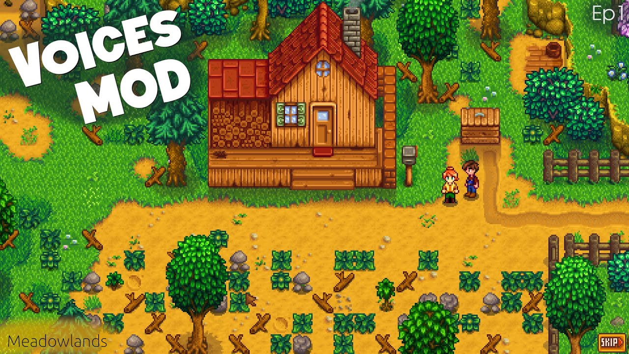 Модифицированный луг в Stardew Valley, эпизод 1 
