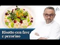 Risotto con fave e pecorino | Chef BRUNO BARBIERI