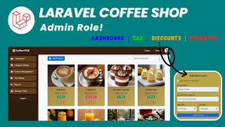Laravel Coffee Shop System – Admin Features Overview
