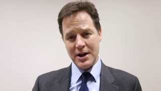 Message of Support - Deputy Prime Minister, Rt Hon Nick Clegg MP