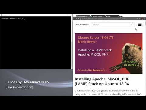 How to Install Apache, PHP, MySQL (LAMP) on Ubuntu 18.04