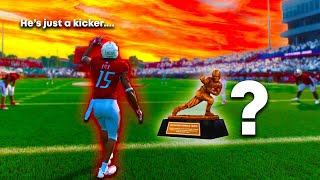 Can a KICKER Win the HEISMAN?