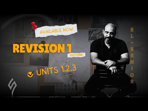 EL SENIOR Revision Unit 1 2 3 Secondary 3 مستر سامي سمير مراجعة الوحدة 1 2 3 ثانوي