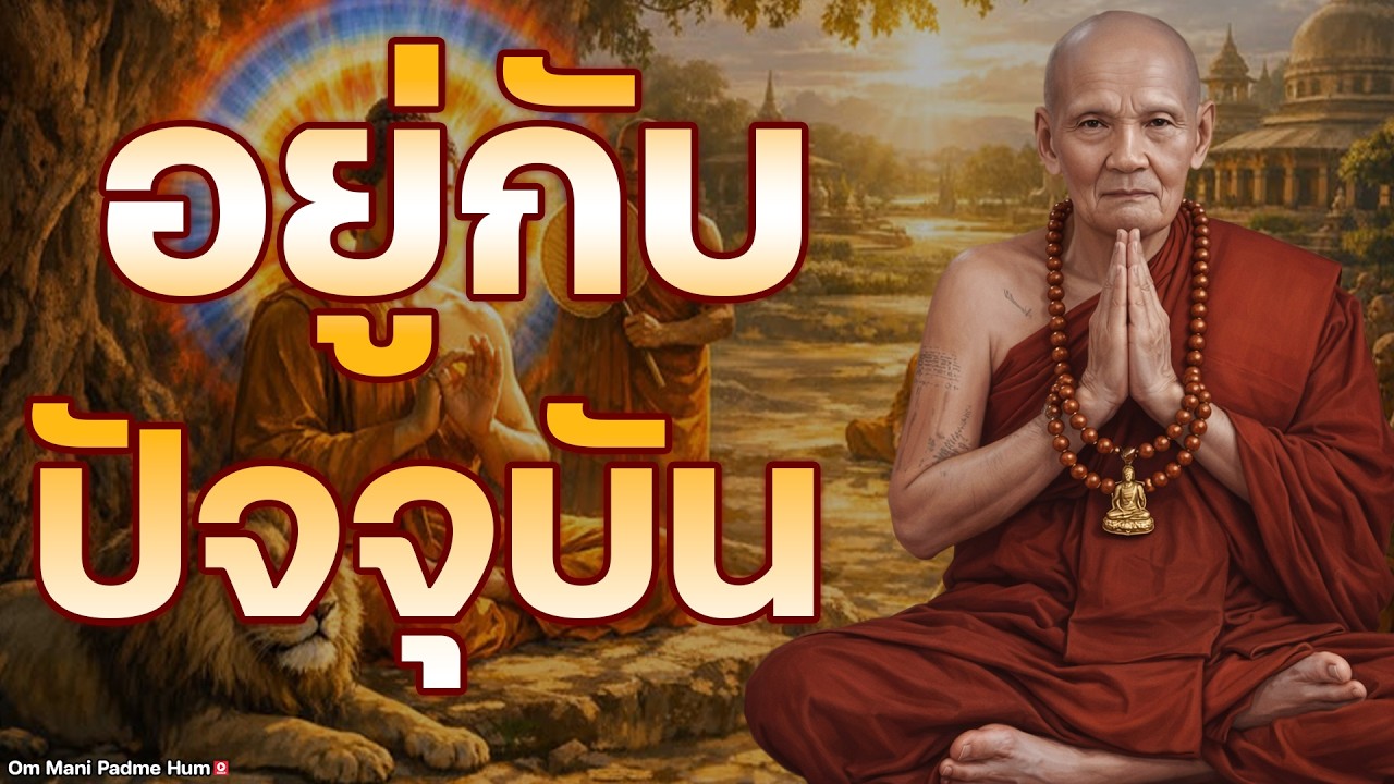 อยู่กับปัจจุบันไม่ใช่หนีโลก แต่คือวิธีรอดจากความทุกข์เรียนรู้ชีวิตจริงตามคำสอนพระพุทธเจ้า