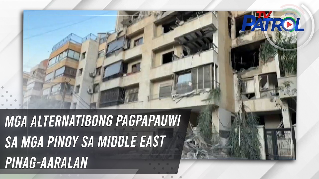 Mga alternatibong pagpapauwi sa mga Pinoy sa Middle East pinag-aaralan