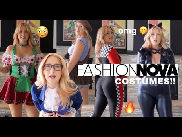 Fashion Nova Halloween Outfits Try On!!! 🔥