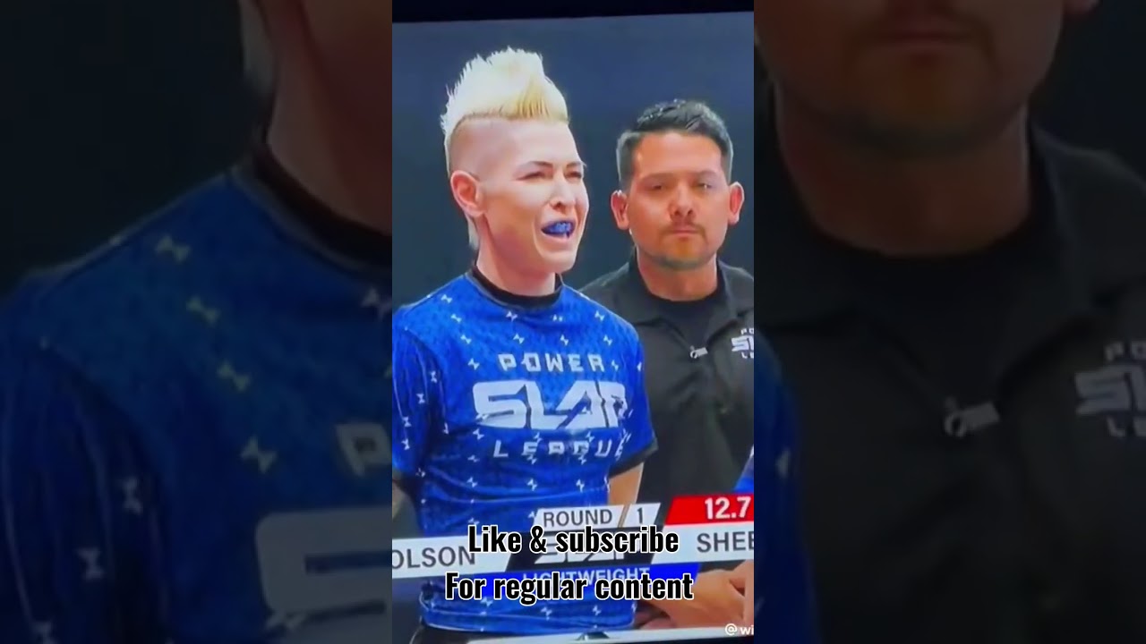 Courtney Olson Slap contest Knockout KO #slapbattles #ko #knockout #fight #ufc #danawhite
