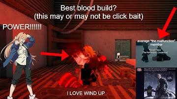 best assassin blood build (trust) | Deepwoken