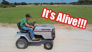 Kid brings FORGOTTEN Lawn Mower Back to Life!