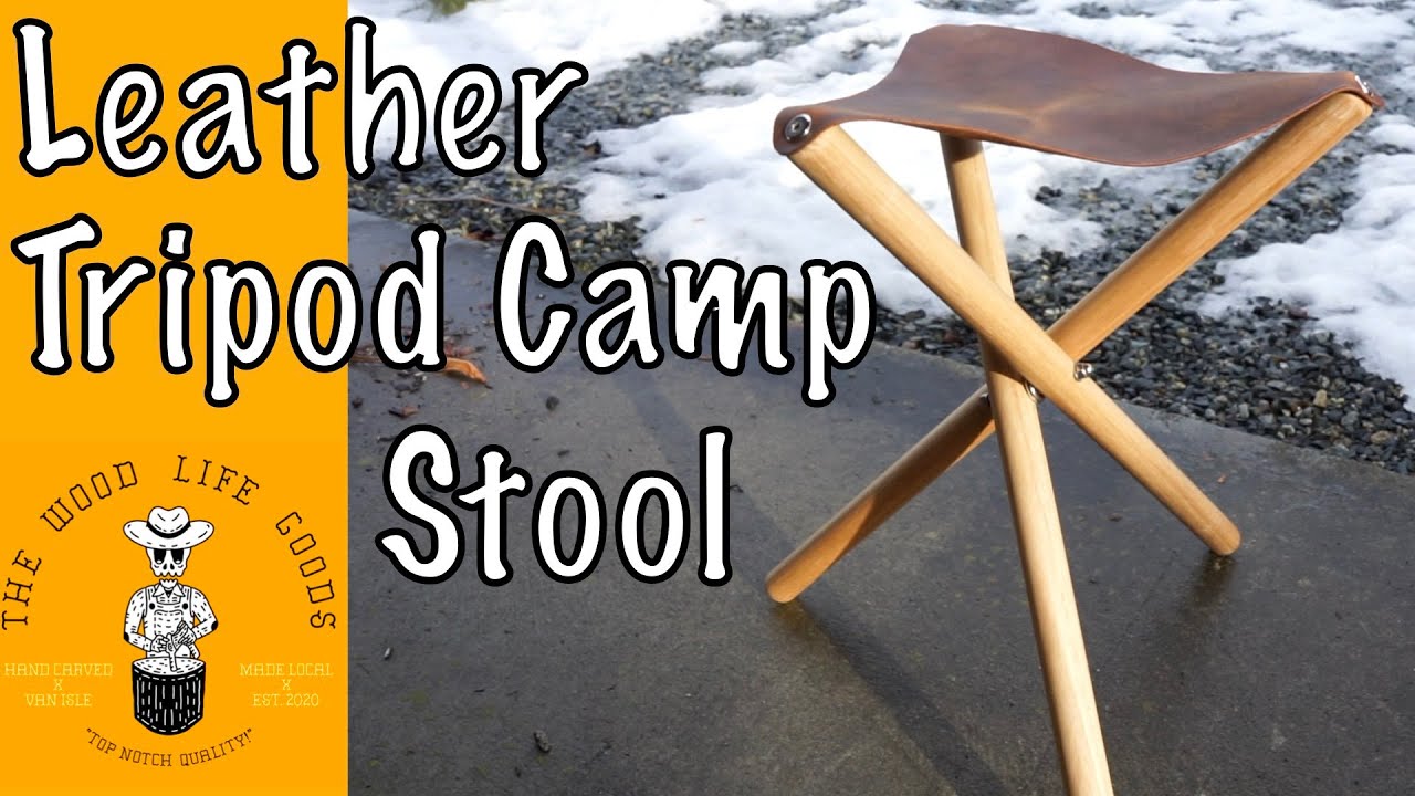 Fishing folding stool plan – Assembly drawing  Folding stool, Leather stool,  Diy camping chair