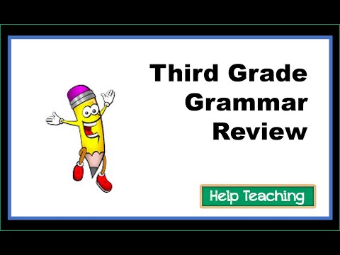 Third Grade Grammar Review | ELA for Kids - YouTube