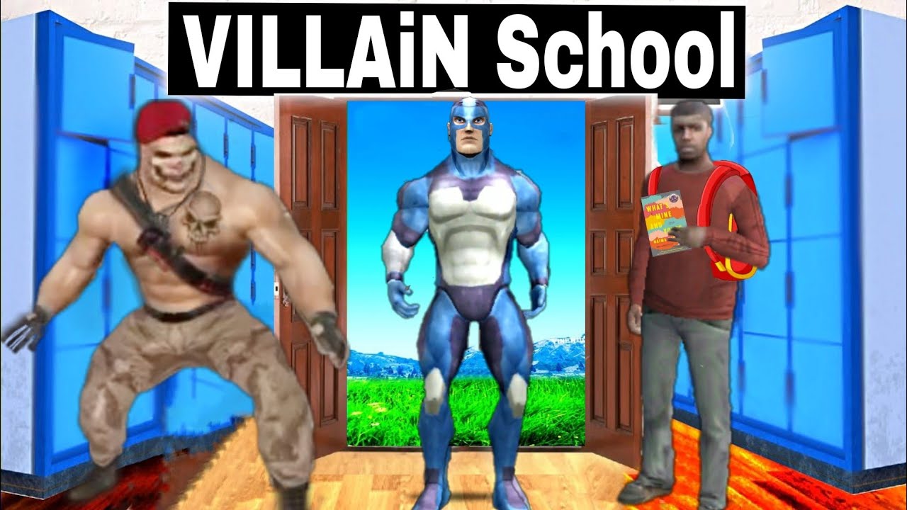 Joining Villain's SCHOOL in Rope Hero... Zaib