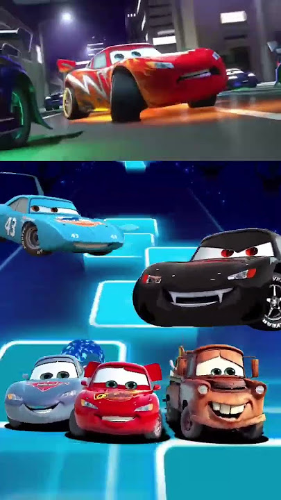 Cars 3 McQueen metar car vs lightning fabulous car #shorts #coffindance #mcqueen