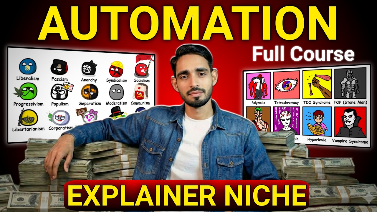 How To Make Viral Explainer Videos using FREE AI Tools | Youtube Automation Full Course