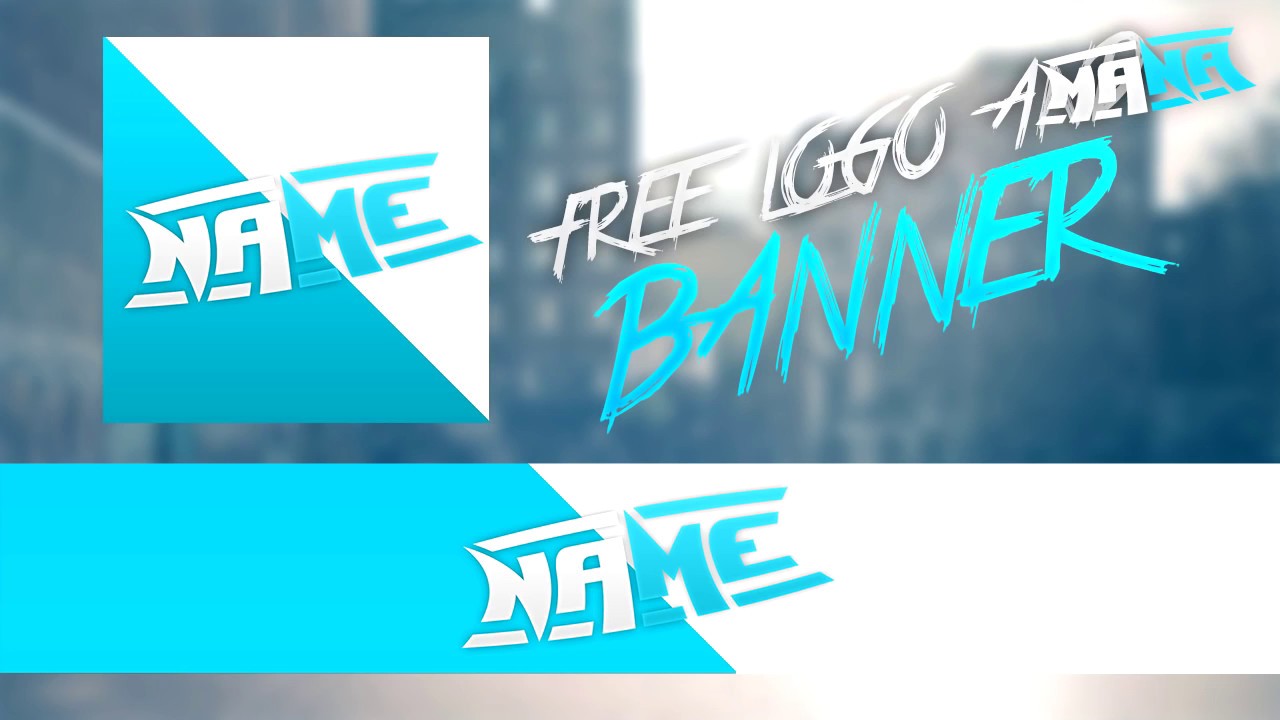 FREE CLEAN LOGO AND BANNER TEMPLATE! Free Revamp 2017 (By Mana)
