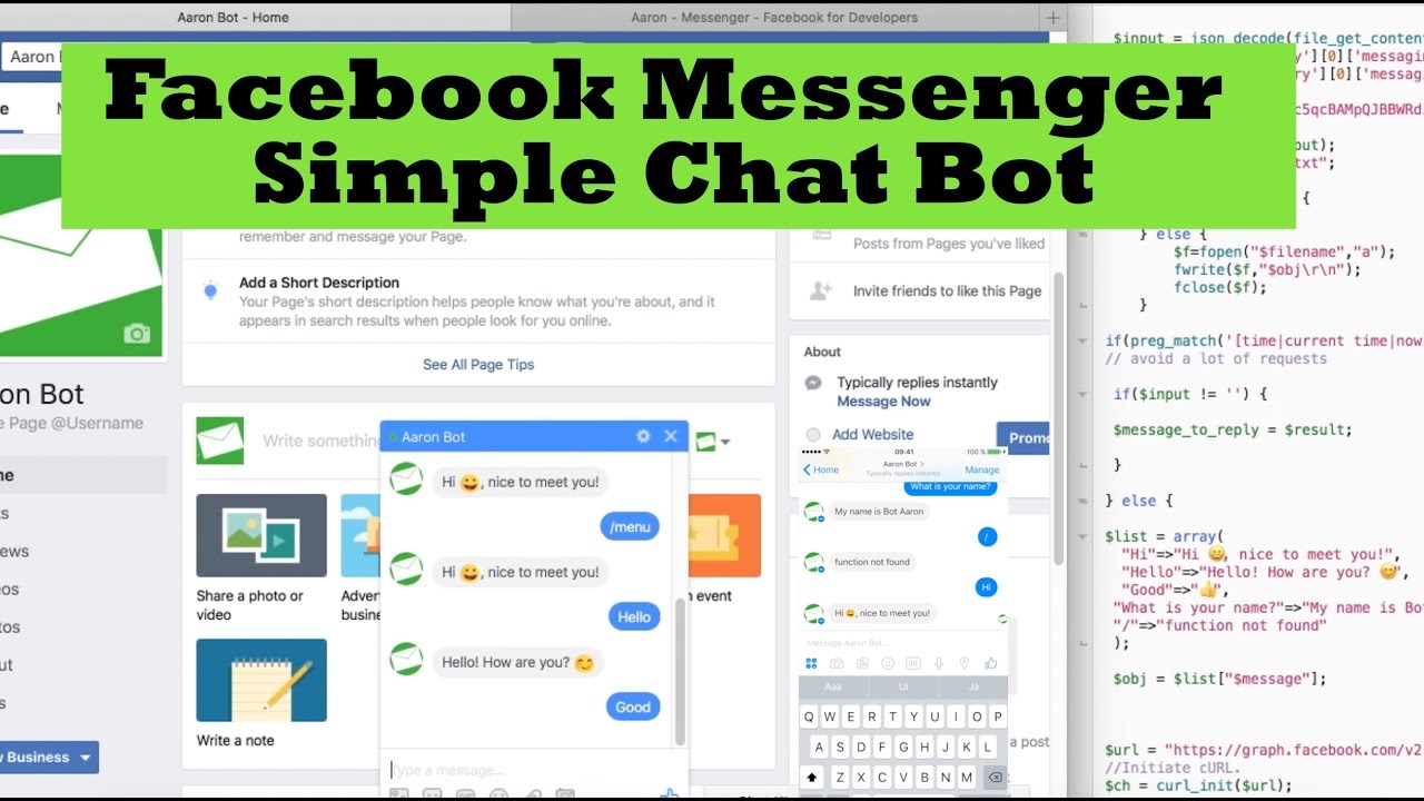 create chatbot tutorial php create chatbot tutorial php