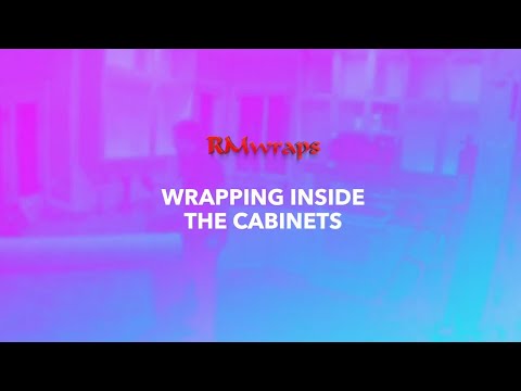 How to wrap inside the cabinets 3M Dinoc Jan 2021