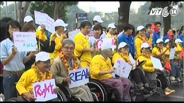 VTC14_Chương trình đi bộ “Vì một thế giới hòa nhập cho người khuyết tật”