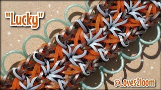 Information Lucky V1 Rainbow Loom Bracelet Tutorial (5 bars wide) Guide