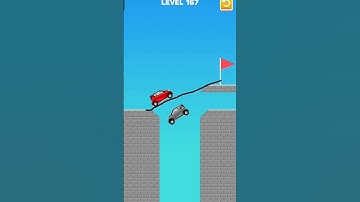 level 167 draw Bridge gameplay #games #shorts