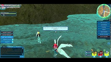 Fusionfall: having fun with my friends.