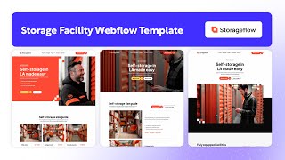 Storage Facility Website Template | Storageflow - BRIX Templates