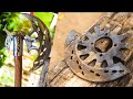 Making Of Half Moon Tool AXE From Broken Disc Brake