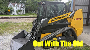 Kolik váží smykem řízený traktor New Holland C227?