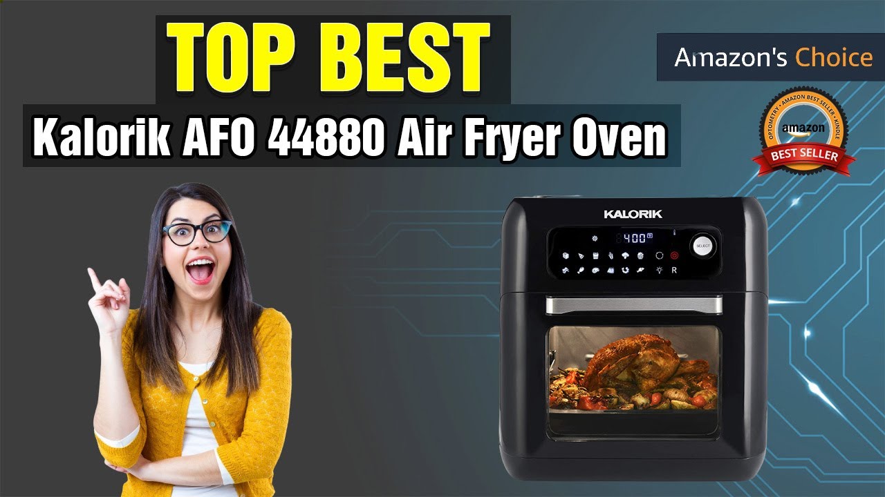 Kalorik 10 Quart Digital Air Fryer Oven 44880 BK 