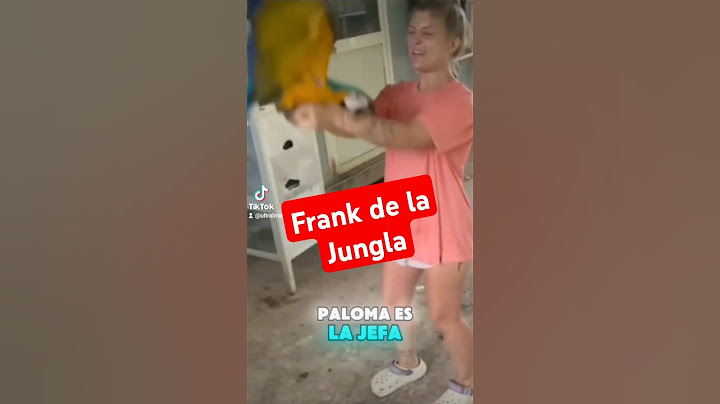 INGENUA o Pura? Paloma la jefa del Santuario de Frank de la Jungla.#santuario #frank  @Frank Cuesta