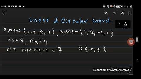 sliding strip, sum by column and Matrix method to find linear convolution and circular convolution