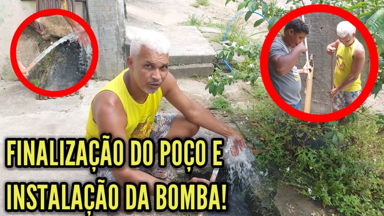 FINALIZAÇÃO DO POÇO DE 18 METROS E FINALIZAÇÃO DO POÇO!