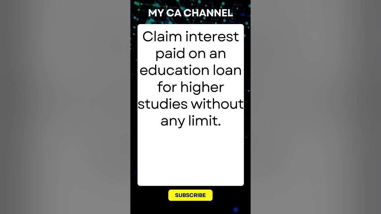 education-loan-interest-income-tax-ca-subin-vr-youtube