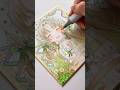 【イラストメイキング】コピックで緑の花の女の子を描く【Copic painting】#shorts