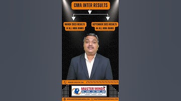 English  | Bounce Back in CMA Inter & Final Sep 2023 Results
