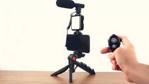 Kit-01LM Telephone Tripod Fill Light Microphone Kit Vlog Live Streaming Kit