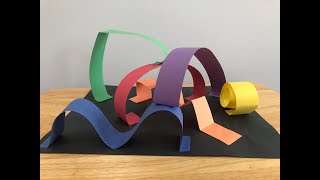 Paper Sculpture Elementary Art Project