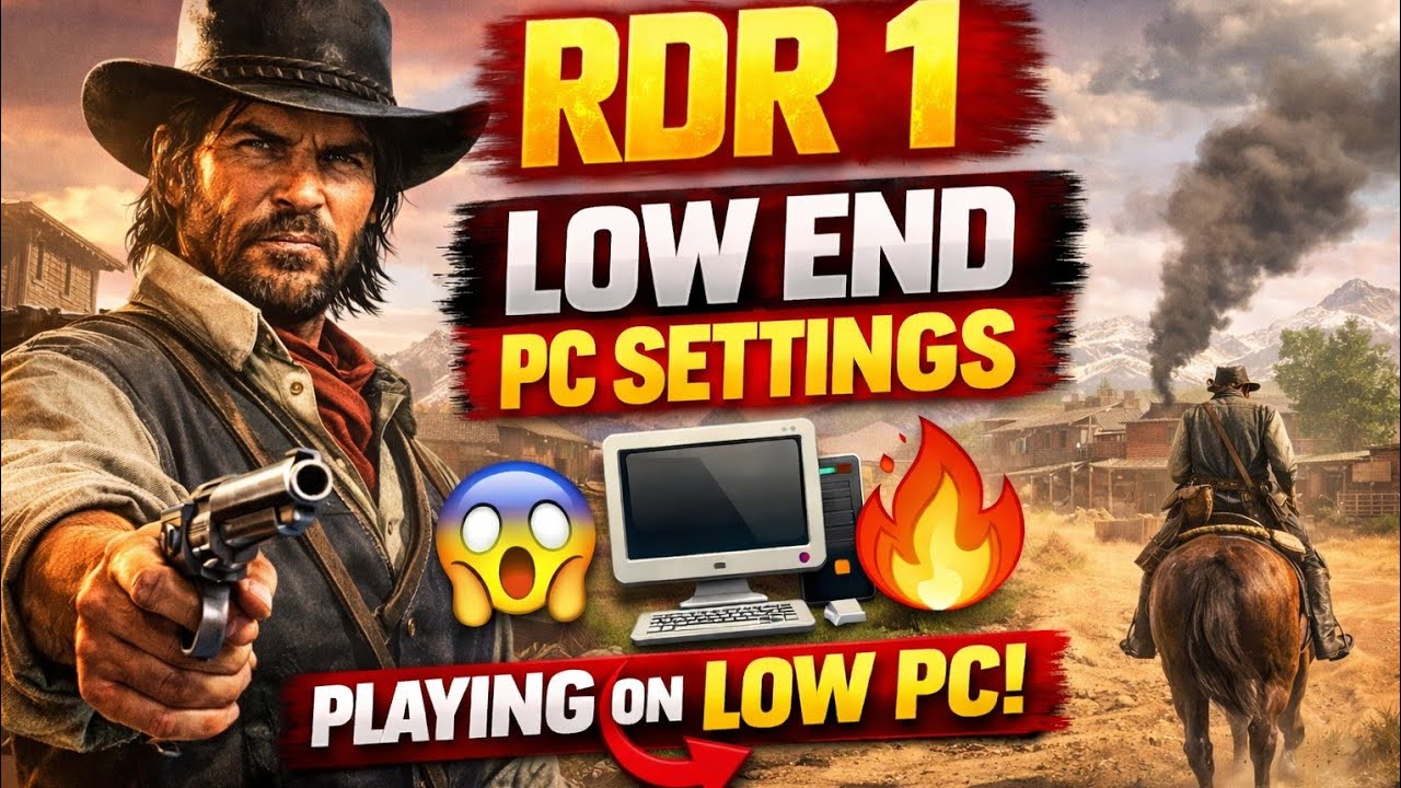 red Dead Redemption 1 on Low End PC 😱🔥 | Smooth Gameplay & Best Settings 💻🐎