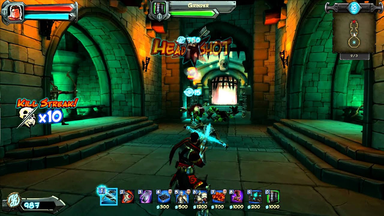Orcs Must Die - [1-1] - The Hallway - Nightmare - 5 Skulls - YouTube