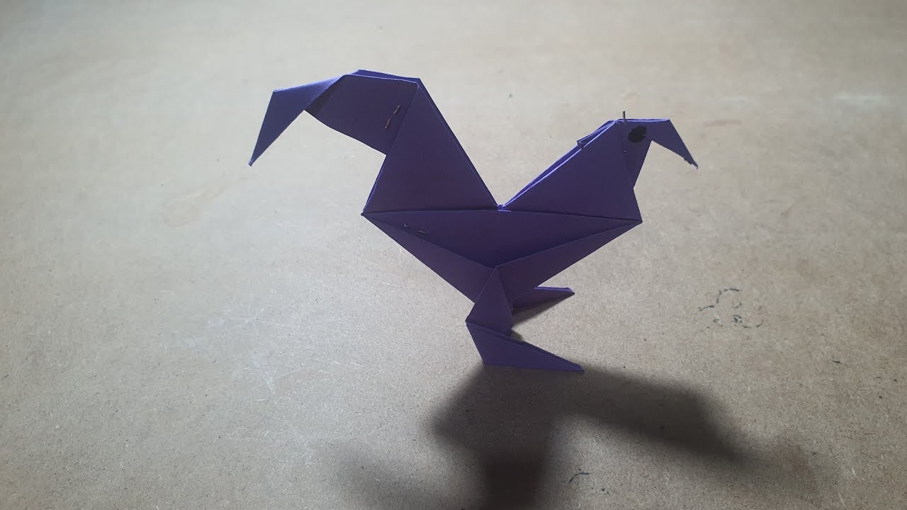 How to make a paper Chichen - YouTube