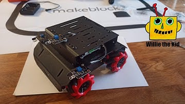 mBot Mega : Unboxing and First tests - Mecanum wheels. You can code it with Scratch