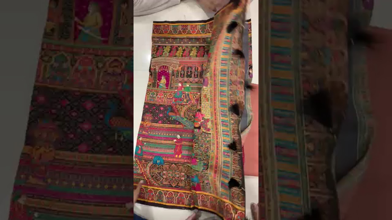 Royal Darbar Pashmina Silk Heritage Mughal Saree