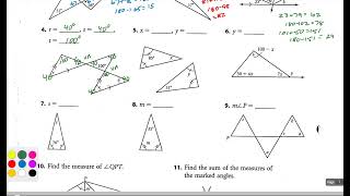 5-1 Triangle Sums Conjecture